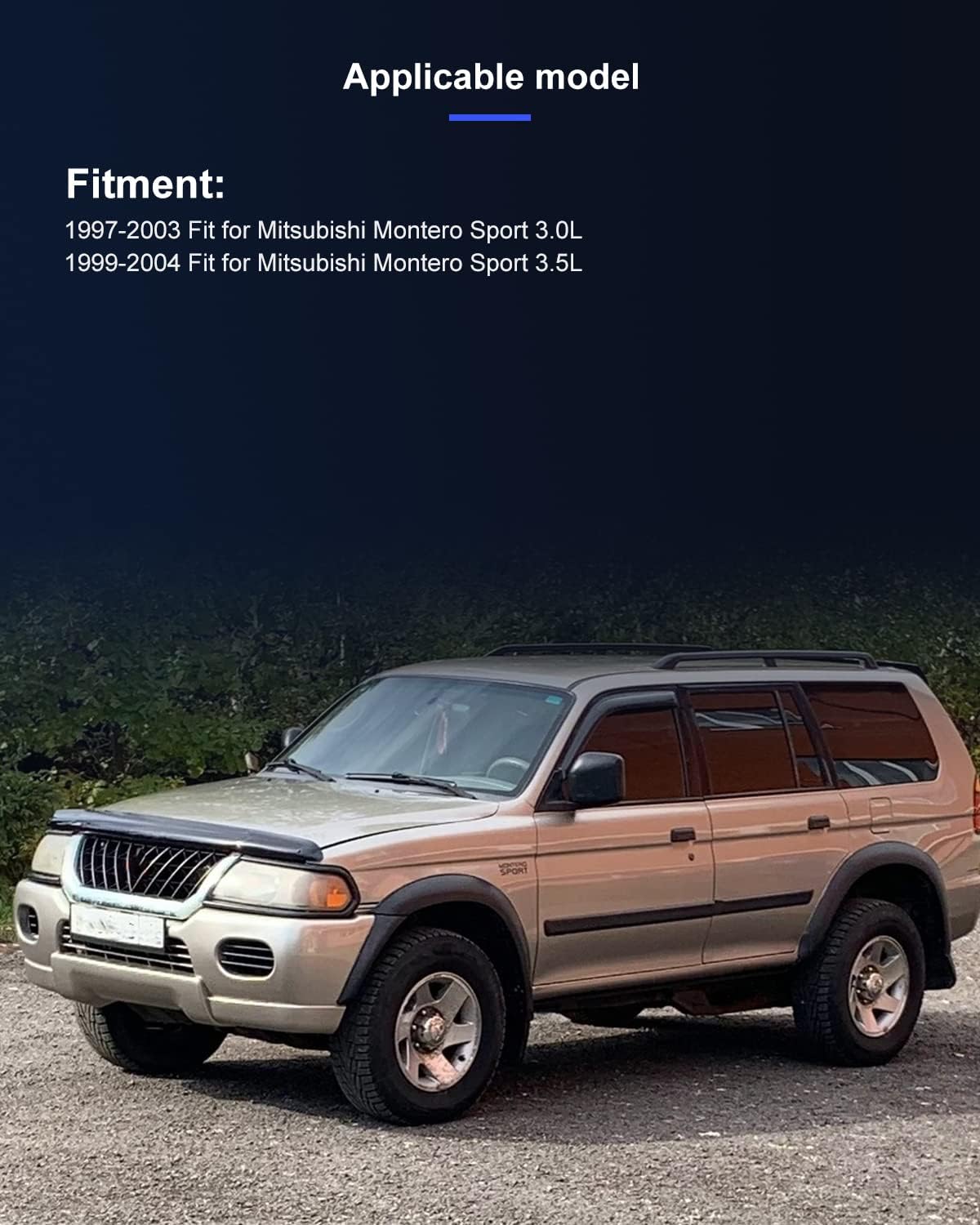 ECCPP AC Compressor 1997-2003 fit for M-itsubishi Montero Sport 3.0L 1999-2004 for M-itsubishi Montero Sport 3.5L Air Conditioning Compressor
